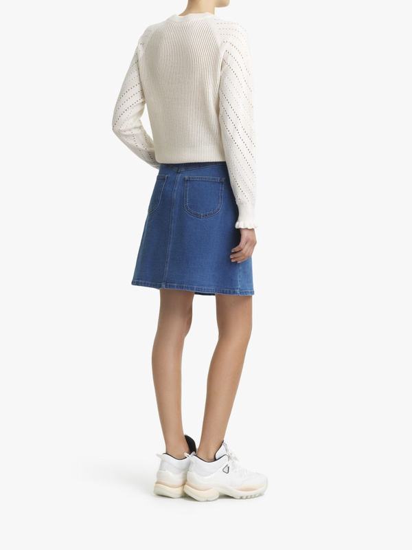 Suéter Mujer Chloé Ropa Blancas 85% Algodón,15% Alpaca Wool ZQWL51682